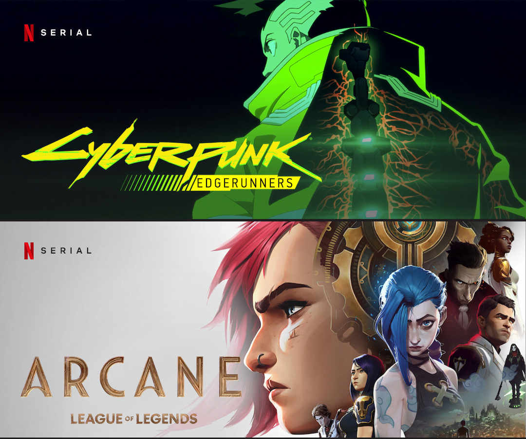 Cyberpunk Edgerunners y Arcane: versión Merc del Afterlife.